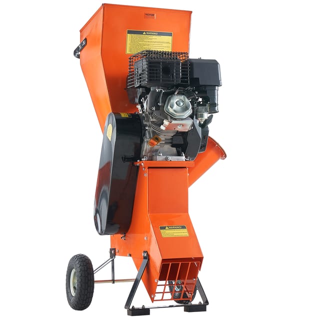 Trituradora de Madera Motor de Gasolina Robusto 8,6 kW 420 cc, Desmenuzamiento Rápido de Madera, Trituradora Compacta de Acero, 87x73x136cm VEVOR