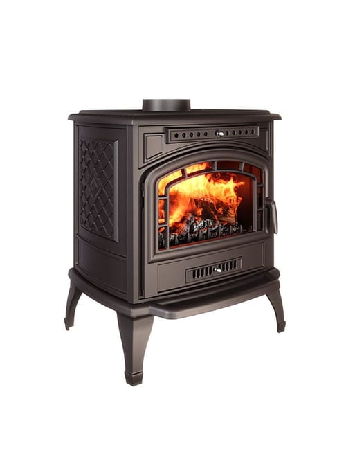 Estufa de leña independiente - P7 (9,3 KW) ECO