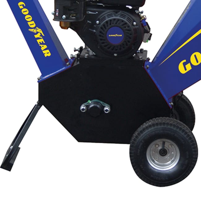 Biotrituradora de Ramas Gasolina 6,5HP 4.100 W. Biotrituradora Ramas Chasis de Acero. Producto montado, listo para usar- Goodyear
