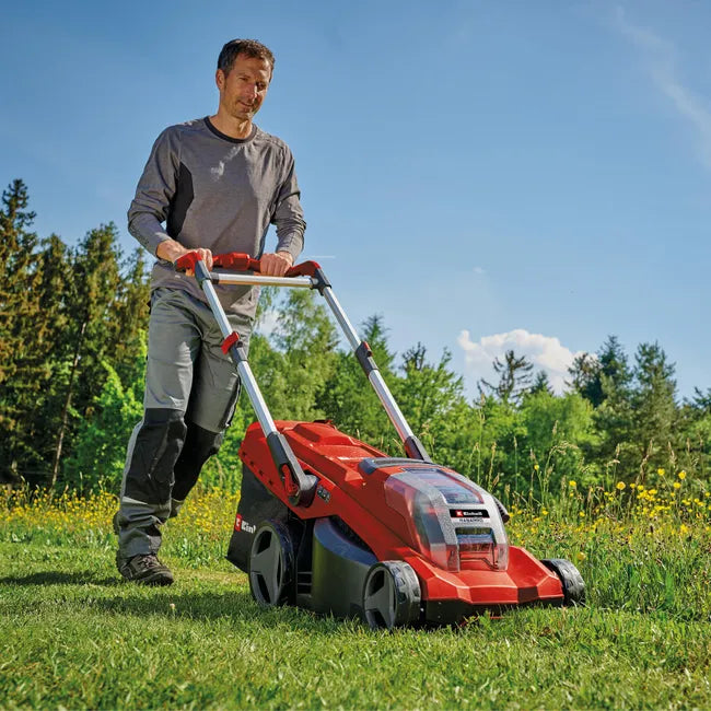 Cortacésped a batería EINHELL 36V 38 cm ancho de corte 60 de autonomía