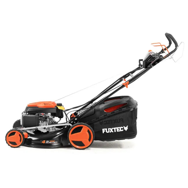 Cortacésped de gasolina con arranque eléctrico y tracción regulable (velocidad) FX-RM5196eS-PRO FUXTEC