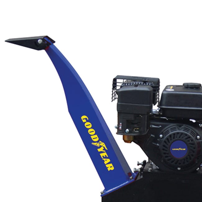 Biotrituradora de Ramas Gasolina 6,5HP 4.100 W. Biotrituradora Ramas Chasis de Acero. Producto montado, listo para usar- Goodyear