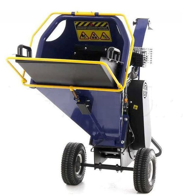 Biotrituradora de Ramas Gasolina 6,5HP 4.100 W. Biotrituradora Ramas Chasis de Acero. Producto montado, listo para usar- Goodyear