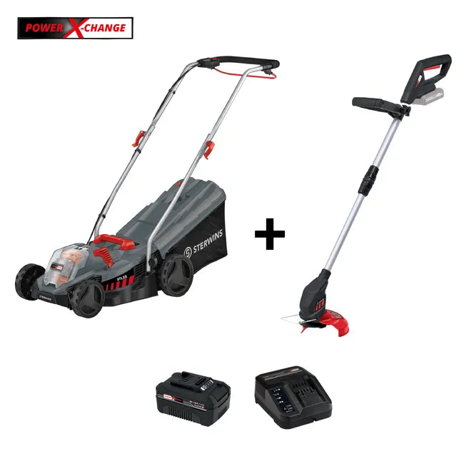 Cortacésped a batería STERWINS 18V 33 cm ancho de corte 25 de autonomía
