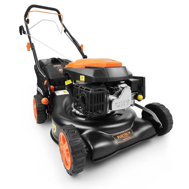 Cortacésped de gasolina autopropulsado con motor de 4 tiempos 146cc FX RM4346 FUXTEC