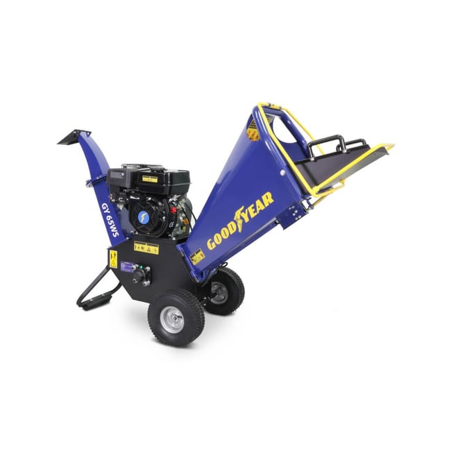 Biotrituradora de Ramas Gasolina 6,5HP 4.100 W. Biotrituradora Ramas Chasis de Acero. Producto montado, listo para usar- Goodyear