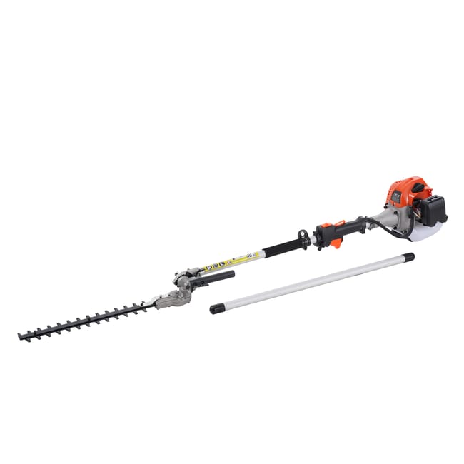 Cortasetos a Gasolina 6 en 1 33CC, Cortasetos, Cortacésped, Desbrozadora, Cortabordes, Sierra de Poste y Motosierra con Extensión SucceBuy