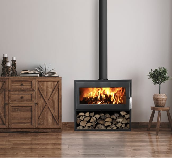 Estufa de leña LARRY 8,5 kw