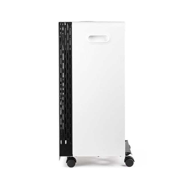 Estufa con Tecnología llama azul Orbegozo HBF120, frontal de cristal templado, apta Gas butano y/o propano [Clase energética A]